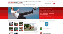 Desktop Screenshot of mazoviacup.pl