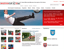 Tablet Screenshot of mazoviacup.pl